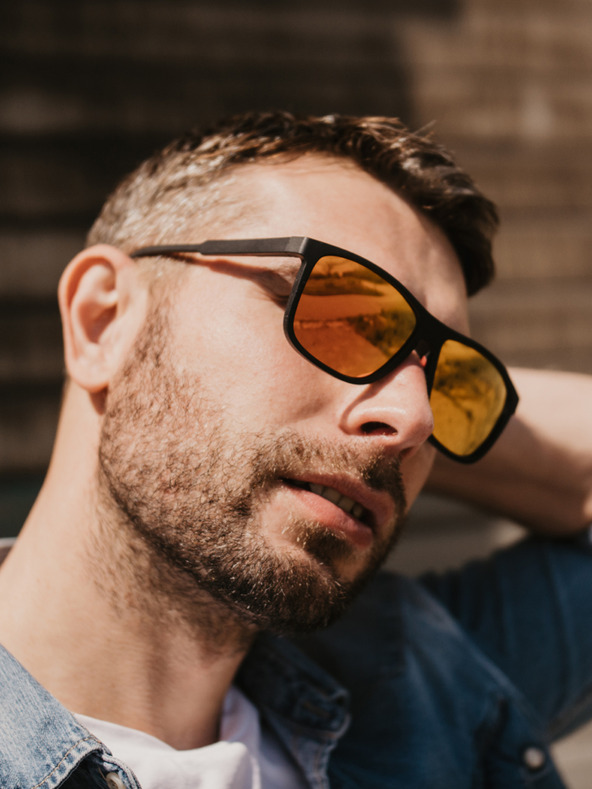 VEYREY VeyRey Unisex sončna očala Kerirnus oranžne leče unvierzal