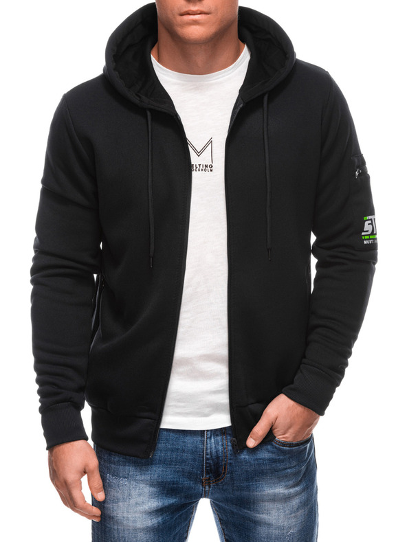 Edoti Moška jopa s kapuco 1701B Edoti