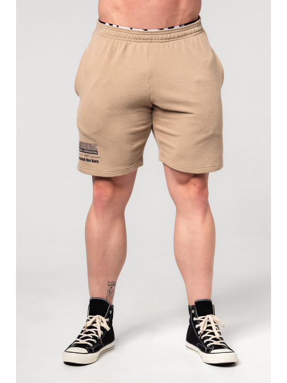 Nebbia Hlače GYM BRO 352 M, svetlo rjava