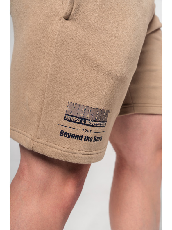 Nebbia Hlače GYM BRO 352 M, svetlo rjava
