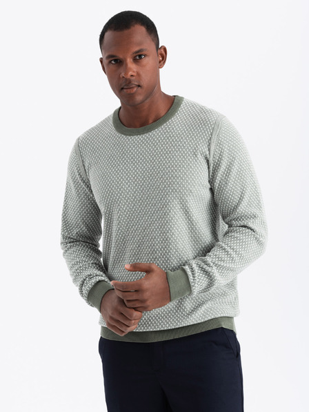Ombre Clothing Moški pleteni pulover Ombre oblačila