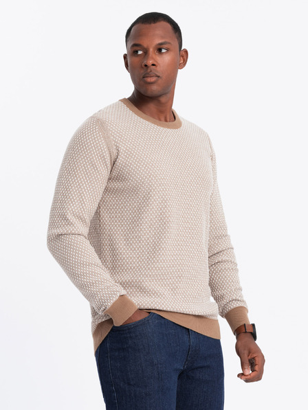 Ombre Clothing Moški pleteni pulover Ombre oblačila