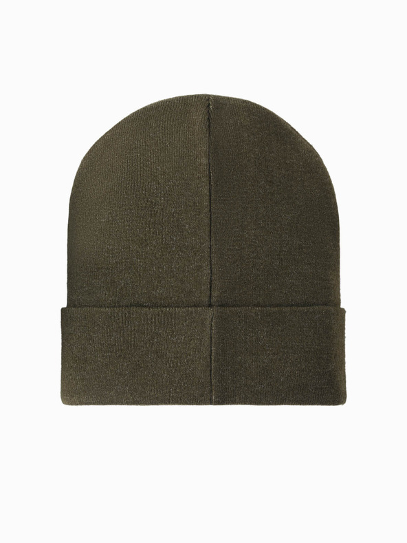 Ombre Clothing Moška pletena kapa z izvezenim napisom Ombre Clothing