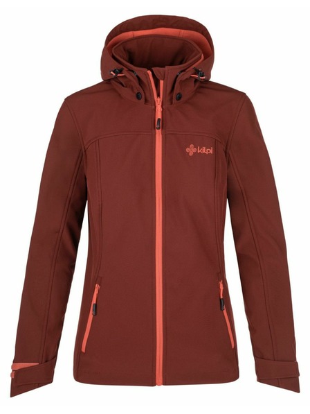 Kilpi Ženska softshell jakna KILPI RAVIA-W Temno rdeča