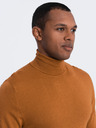 Ombre Clothing Moški pleteni enobarvni rolo iz viskoze Ombre Clothing