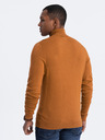 Ombre Clothing Moški pleteni enobarvni rolo iz viskoze Ombre Clothing