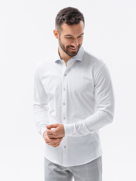 Ombre Clothing Moška pletena srajca s tankimi rokavi Ombre oblačila
