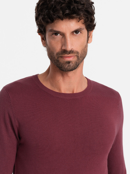 Ombre Clothing Klasični moški pulover z okroglim vratom Ombre oblačila