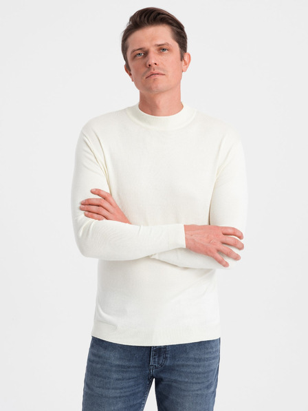 Ombre Clothing Moški pleteni pol rolojaki z viskoznim vzorcem Ombre oblačila