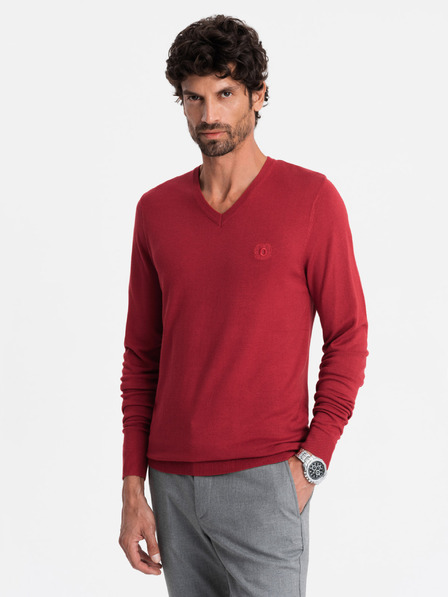 Ombre Clothing Elegantna moška jopa z V-izrezom Ombre oblačila