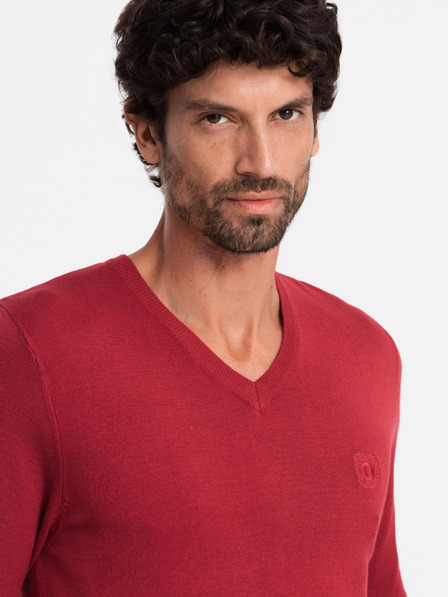 Ombre Clothing Elegantna moška jopa z V-izrezom Ombre oblačila