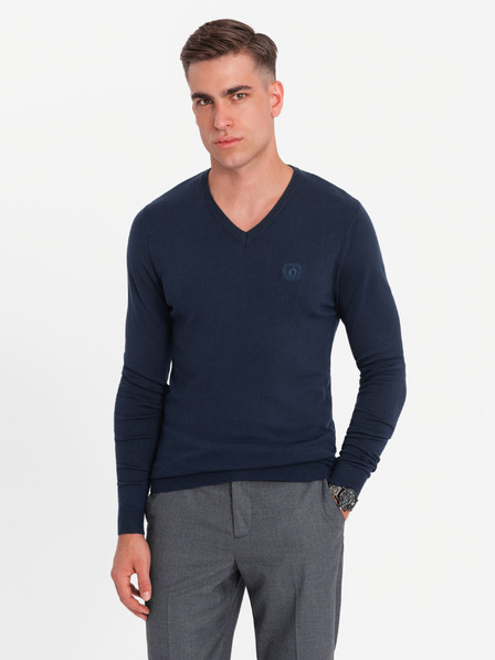 Ombre Clothing Elegantna moška jopa z V-izrezom Ombre oblačila