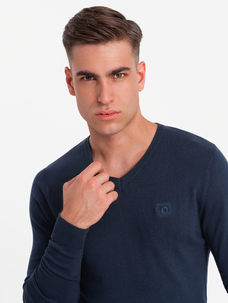 Ombre Clothing Elegantna moška jopa z V-izrezom Ombre oblačila