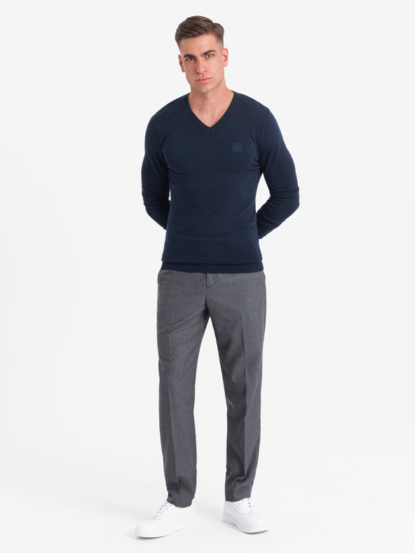 Ombre Clothing Elegantna moška jopa z V-izrezom Ombre oblačila