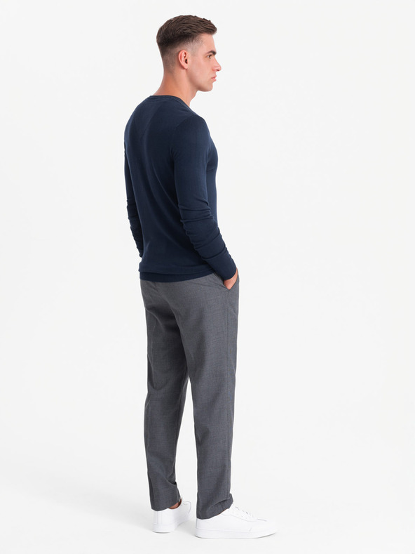 Ombre Clothing Elegantna moška jopa z V-izrezom Ombre oblačila