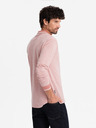 Ombre Clothing Moška izvezena polo majica z dolgimi rokavi Ombre Clothing