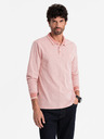 Ombre Clothing Moška izvezena polo majica z dolgimi rokavi Ombre Clothing