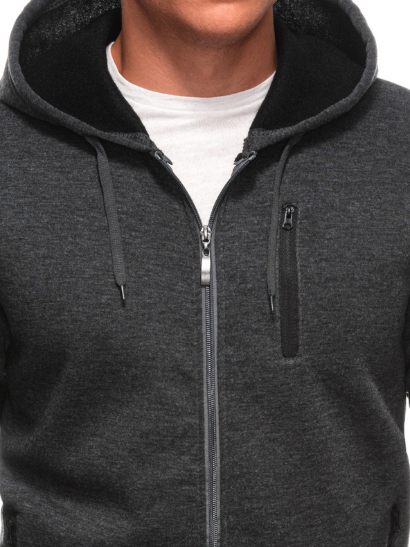 Edoti Moška jopa s kapuco B1704 Edoti