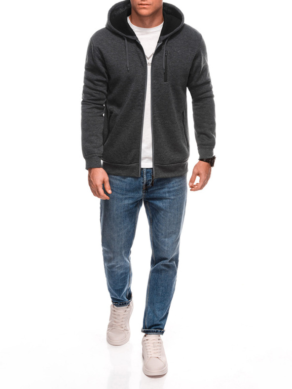 Edoti Moška jopa s kapuco B1704 Edoti