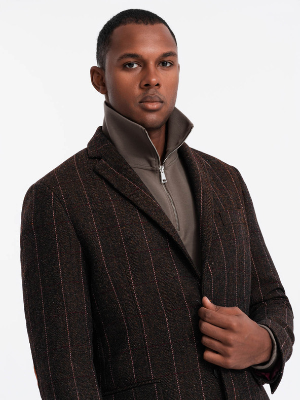 Ombre Clothing Elegantna moška strukturirana pletena jakna Ombre Clothing