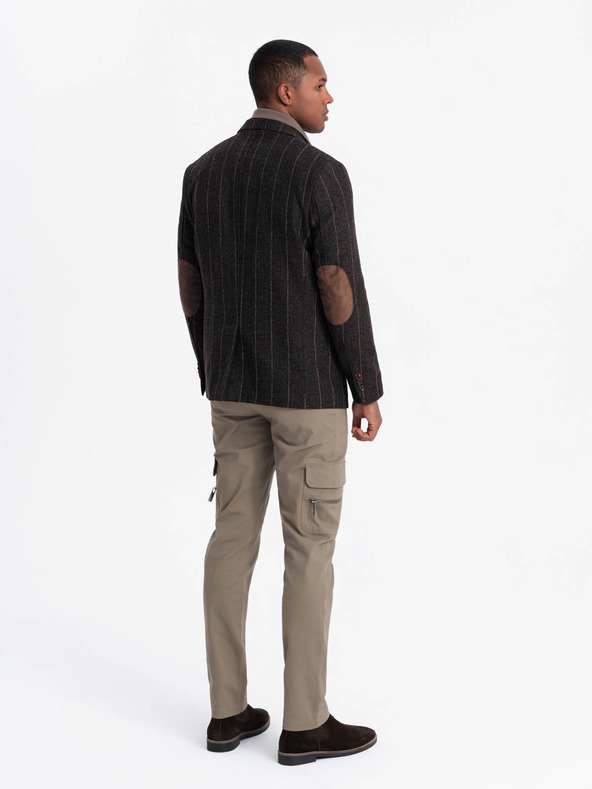 Ombre Clothing Elegantna moška strukturirana pletena jakna Ombre Clothing