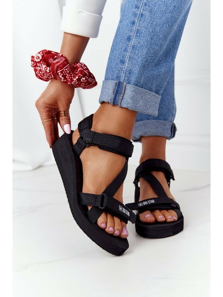 BIG STAR SHOES Ženske športne sandale Big Star Black