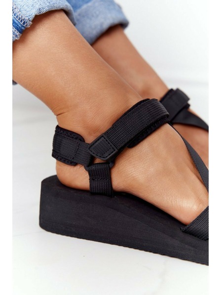 BIG STAR SHOES Ženske športne sandale Big Star Black