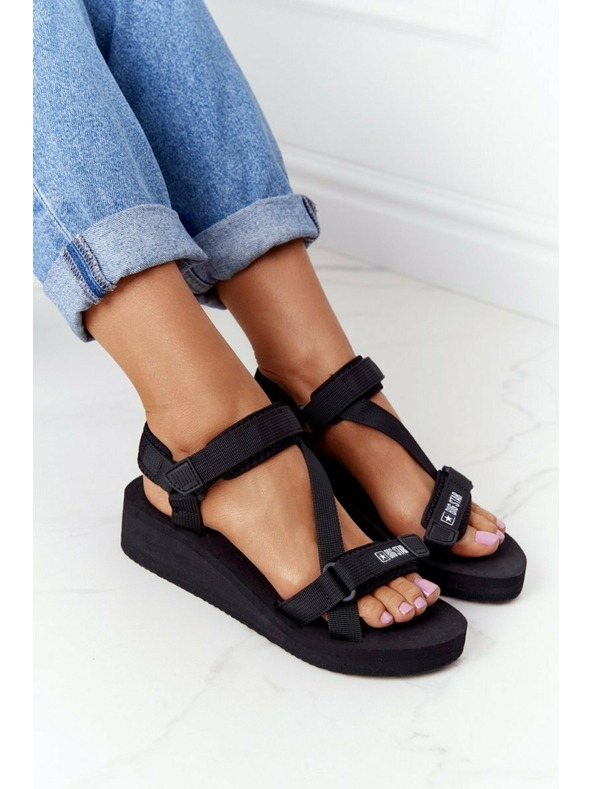 BIG STAR SHOES Ženske športne sandale Big Star Black