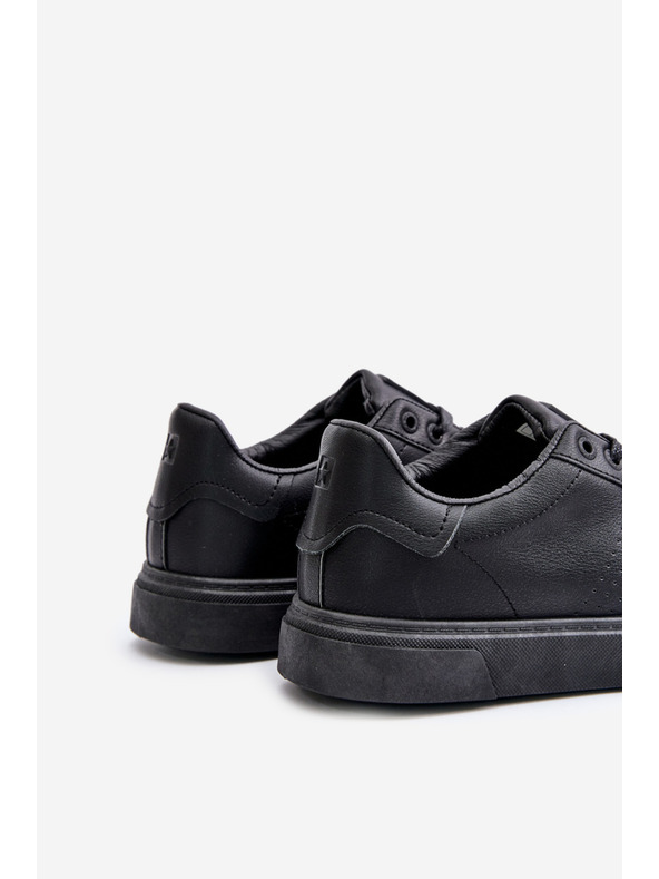 BIG STAR SHOES Moške superge iz eko usnja Big Star OO174117 črne barve