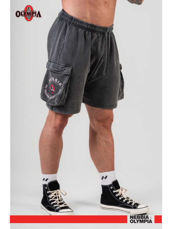 Nebbia Oprane ohlapne tovorne hlače LEGACY 787 M, rdeče