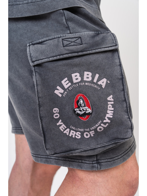 Nebbia Oprane ohlapne tovorne hlače LEGACY 787 M,črna