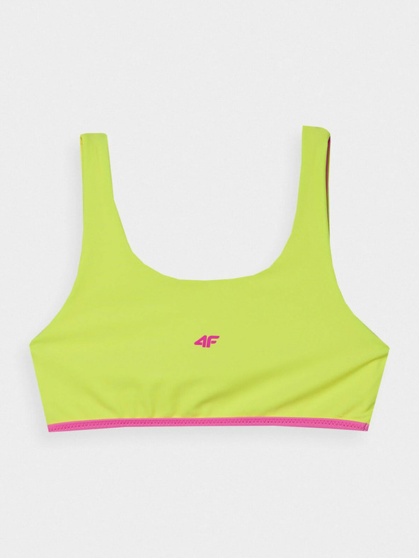 4F Dekliške dvodelne kopalke 4F - zelene/rožnate