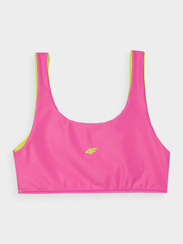 4F Dekliške dvodelne kopalke 4F - zelene/rožnate