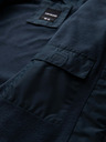 Ombre Clothing Moška lahka barvna športna jakna s flisom rjava Ombre Clothing