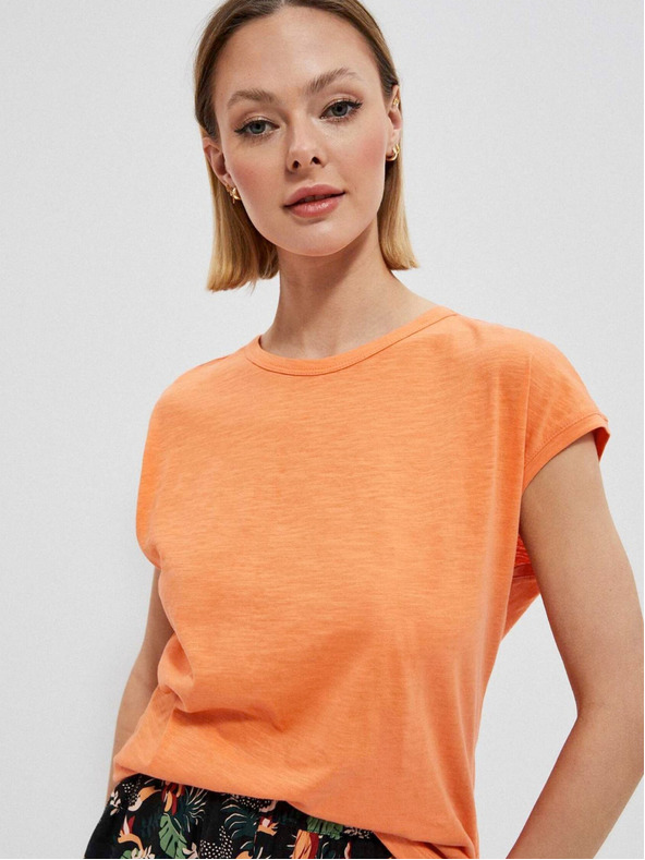 Moodo Moodo Oranžna ženska majica