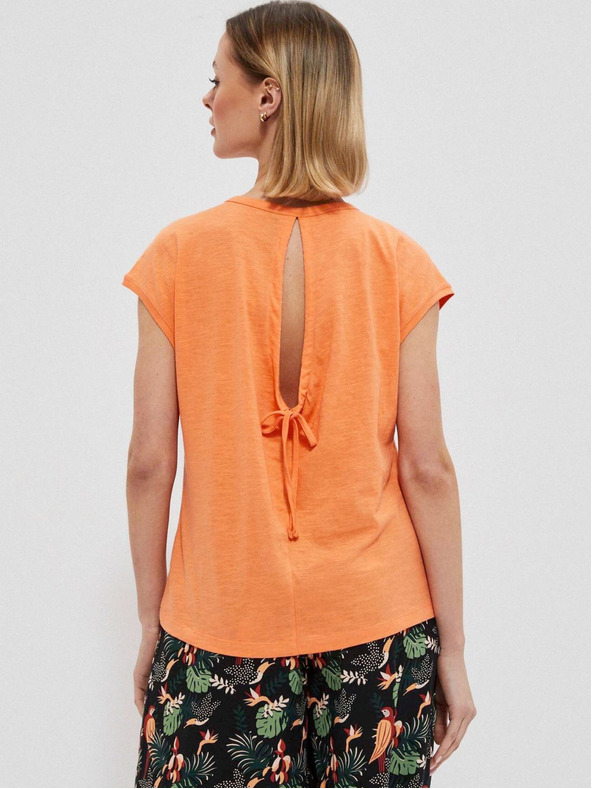 Moodo Moodo Oranžna ženska majica