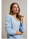 Moodo Svetlo modra ženska jopica Moodo