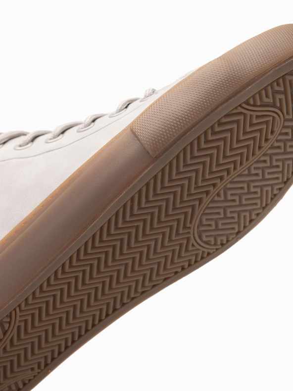 Ombre Clothing Moške superge z gumijastim koncem sive barve Ombre oblačila