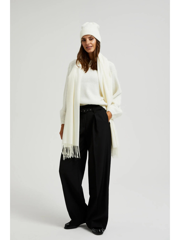 Moodo Beli ženski šal Moodo