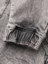 Ombre Clothing Moške hlače JOGGERY s tovornimi žepi na zadrgo sive barve Ombre Clothing