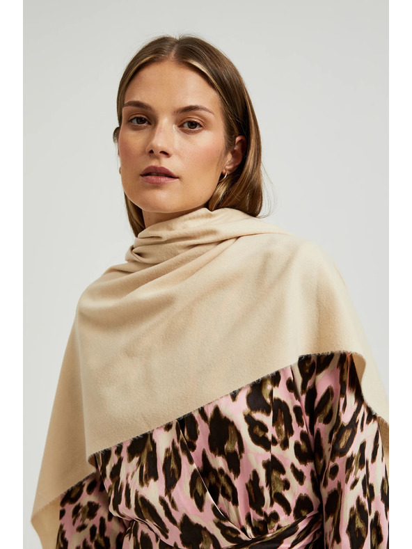 Moodo Moodo Beige Ženski šal