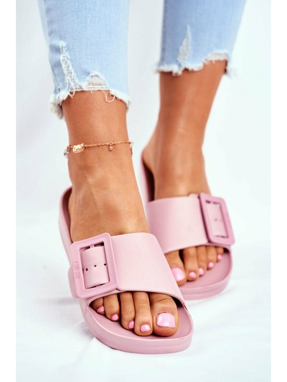 BIG STAR SHOES Elegantni ženski copati Big Star - roza