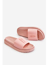 BIG STAR SHOES Ženski copati Big Star svetlo roza barve