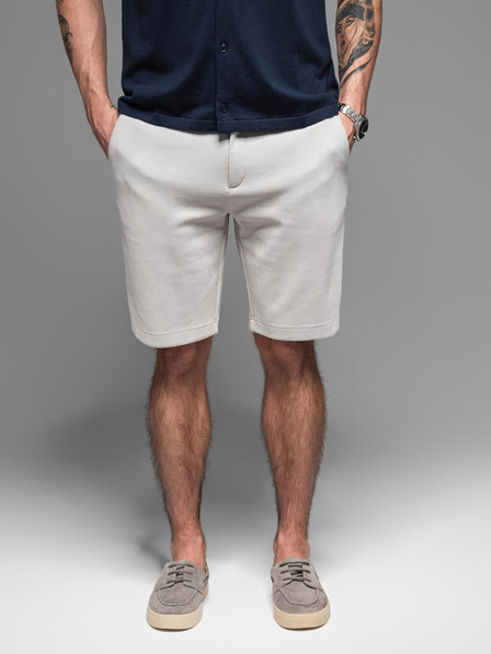 Ombre Clothing Moške bombažne športne hlače BASIC sive barve Ombre oblačila