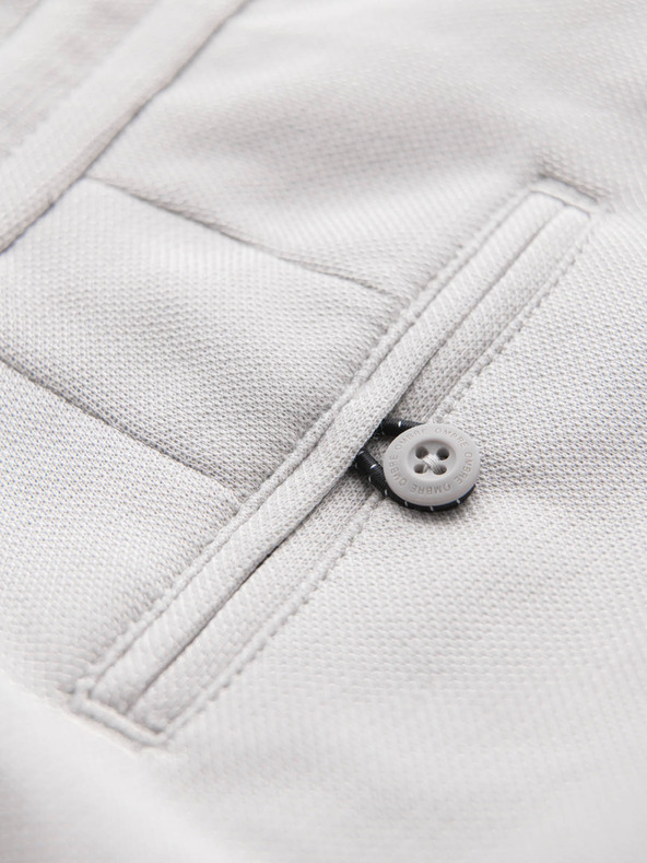 Ombre Clothing Moške bombažne športne hlače BASIC sive barve Ombre oblačila