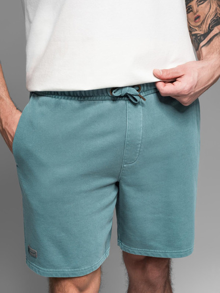 Ombre Clothing Moške bombažne športne hlače BASIC blue Ombre Oblačila