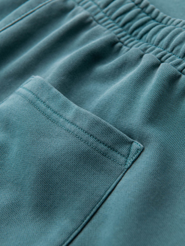 Ombre Clothing Moške bombažne športne hlače BASIC blue Ombre Oblačila