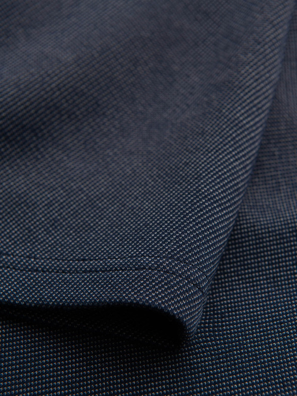 Ombre Clothing Moške bombažne športne hlače BASIC blue Ombre Oblačila