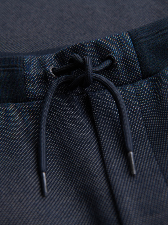 Ombre Clothing Moške bombažne športne hlače BASIC blue Ombre Oblačila