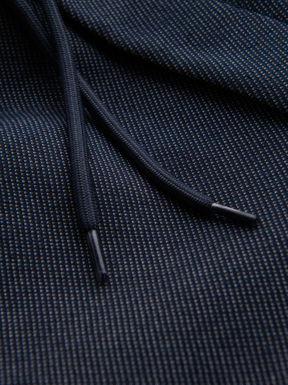 Ombre Clothing Moške bombažne športne hlače BASIC blue Ombre Oblačila